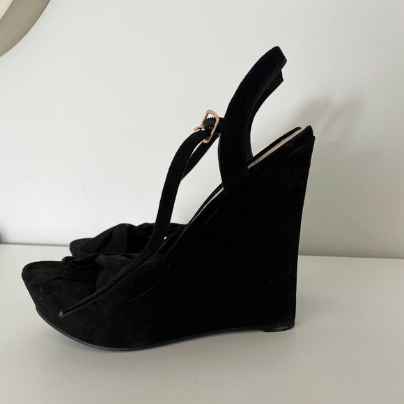 Black Maddison Wedge JUSTFAB - Picture 6 of 7